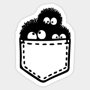 All Blacky Little Soot Spirits - 1988 Sticker